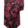 Awearness Kenneth Cole Skinny Tie, Burgundy Floral -Male Clothing Store MW40 8VG4 06 AWEARNESS KENNETH COLE BURGUNDY MAIN