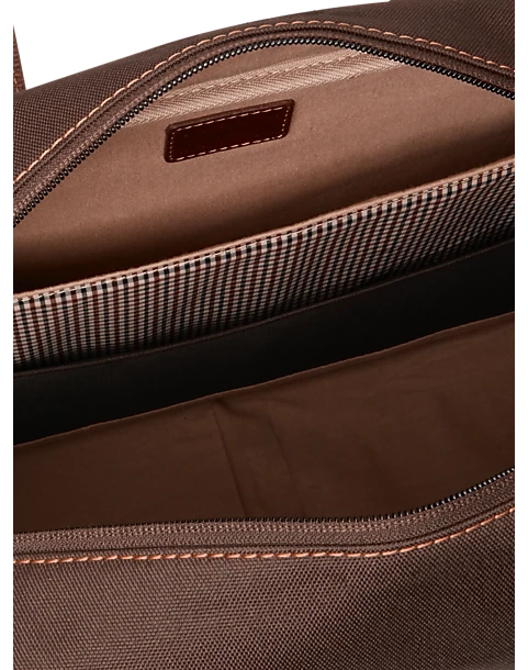 Joseph Abboud Leather & Nylon Duffel Bag, Brown 4 Joseph Abboud Leather & Nylon Duffel Bag, Brown - Image 2