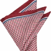 Pronto Uomo Pocket Square, Wine Check -Male Clothing Store MW40 8W85 06 PRONTO UOMO WINE MAIN
