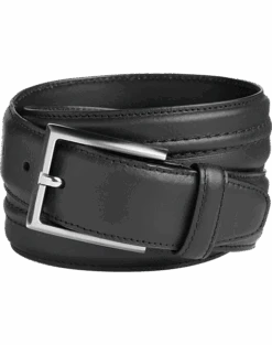 Florsheim Surge Leather Belt, Black