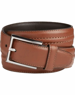 Florsheim Surge Leather Belt, Cognac