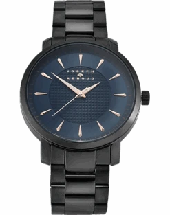 Joseph Abboud Watch, Gunmetal And Blue