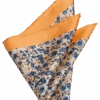 Joseph Abboud Pocket Square, Orange & Blue Floral 1 Joseph Abboud Pocket Square, Orange & Blue Floral -Male Clothing Store MW40 8WK9 45 JOSEPH ABBOUD ORANGE MAIN