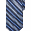Pronto Uomo Narrow Tie, Blue Stripe