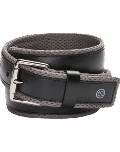 Cole Haan Two-Tone Belt, Black And Gray