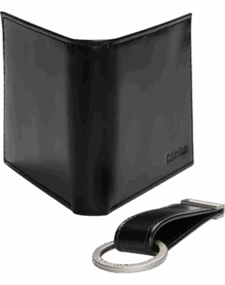 Calvin Klein RFID Extra-Capacity Wallet With Key Fob, Black