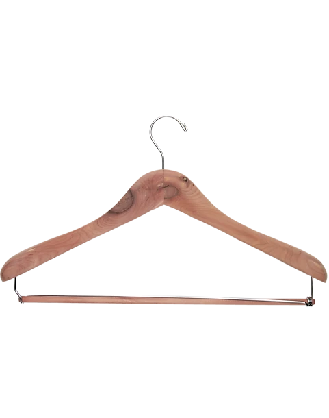 Joseph Abboud Cedarwood Hanger With Pant Bar 3 Joseph Abboud Cedarwood Hanger With Pant Bar