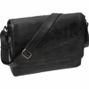 Joseph Abboud Messenger Style Briefcase, Black -Male Clothing Store MW40 8X07 02 JOSEPH ABBOUD BLACK MAIN