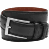 Joseph Abboud Double Loop Leather Belt, Black -Male Clothing Store MW40 8X18 02 JOSEPH ABBOUD BLACK MAIN