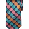 Awearness Kenneth Cole Narrow Tie, Teal Ribbed Dot -Male Clothing Store MW40 8X2A 09 AWEARNESS KENNETH COLE TEAL MAIN