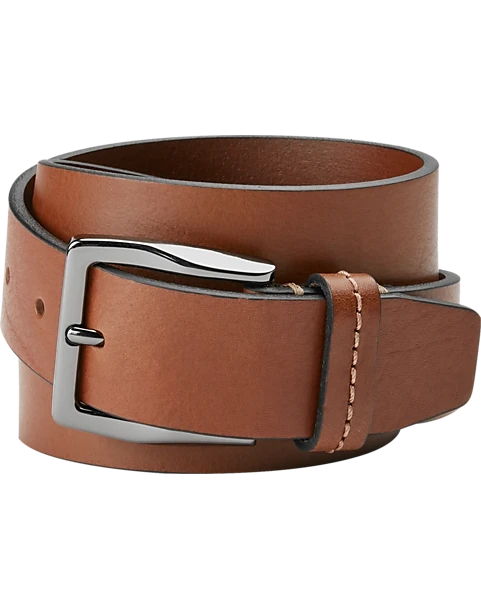 Joseph Abboud Leather Belt, Cognac 3 Joseph Abboud Leather Belt, Cognac