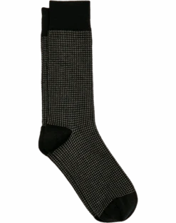 Egara Socks, Black Houndstooth