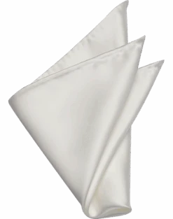 Egara Pocket Square, White