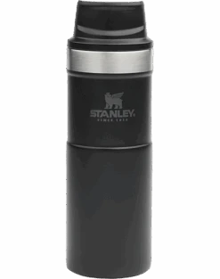 Stanley Trigger Action Travel Mug, Black 16 Oz.