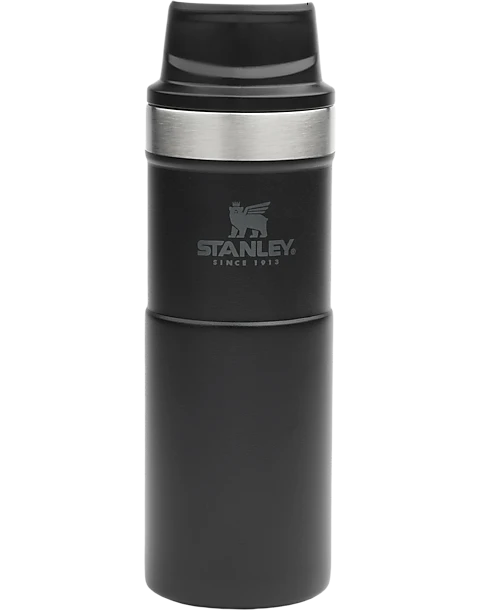Stanley Trigger Action Travel Mug, Black 16 Oz. 3 Stanley Trigger Action Travel Mug, Black 16 Oz.