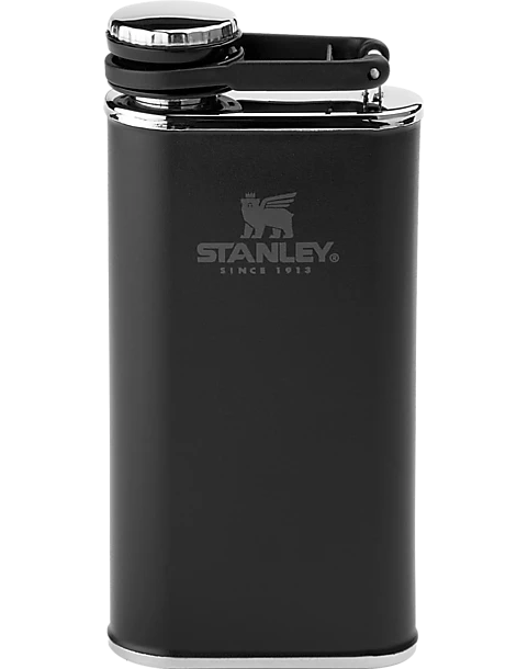 Stanley Easy Fill Wide Mouth Hip Flask, Black 8 Oz. 3 Stanley Easy Fill Wide Mouth Hip Flask, Black 8 Oz.