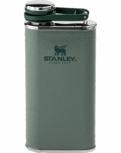 Stanley Easy Fill Wide Mouth Hip Flask, Green 8 Oz.