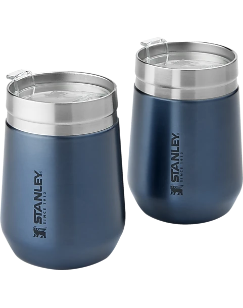 Stanley Go Everyday Wine Tumbler 2-Pack, Blue 10 Oz. 3 Stanley Go Everyday Wine Tumbler 2-Pack, Blue 10 Oz.