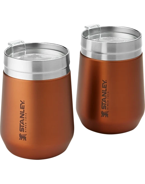 Stanley Go Everyday Wine Tumbler 2-Pack, Maple 10 Oz. 3 Stanley Go Everyday Wine Tumbler 2-Pack, Maple 10 Oz.