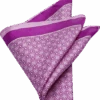 Pronto Uomo Pocket Square, Lavender Square And Dot -Male Clothing Store MW40 8XJN 78 PRONTO UOMO LAVENDER MAIN
