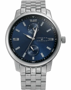 Joseph Abboud Watch, Blue And Silver