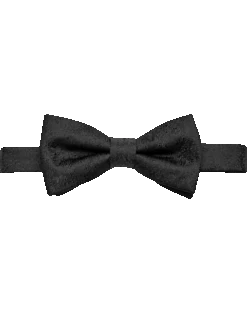 Pronto Uomo Pre-Tied Bow Tie, Black Floral