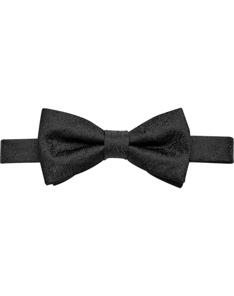 Pronto Uomo Pre-Tied Bow Tie, Black Floral 3 Pronto Uomo Pre-Tied Bow Tie, Black Floral