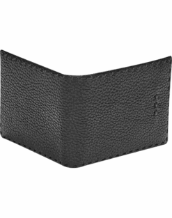 Joseph Abboud Bi-Fold Pebbled Leather Wallet, Brown