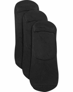 Egara Sneaker Liner Socks, Black 3-Pack