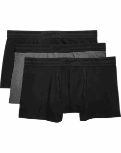 Egara Trunks, 3-Pack, Black & Gray