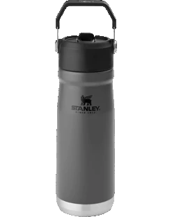 Stanley Iceflow Flip Straw Water Bottle, Gray 22 Oz.