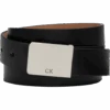 Calvin Klein Plaque Buckle Belt, Black -Male Clothing Store MW40 8Y5X 02 CALVIN KLEIN BLACK MAIN