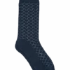 Joseph Abboud Socks, Navy Riley Check -Male Clothing Store MW40 8Y7T 01 JOSEPH ABBOUD NAVY MAIN