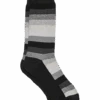 Joseph Abboud Socks, Jameson Stripe -Male Clothing Store MW40 8Y7V 02 JOSEPH ABBOUD BLACK MAIN