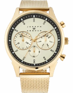 Joseph Abboud Watch, Gold & Black