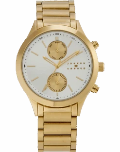 Joseph Abboud Watch, Gold & White