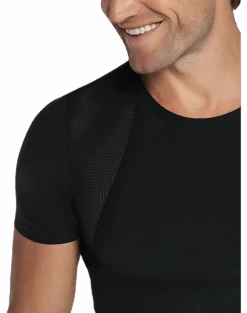 Leo By Leonisa Moderate Compression Shaper Shirt, Black 9 Leo By Leonisa Moderate Compression Shaper Shirt, Black -Male Clothing Store MW40 8YFV 02 LEO USA BLACK ALT3 1