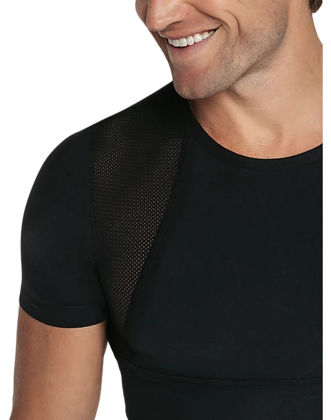 Leo By Leonisa Moderate Compression Shaper Shirt, Black 6 Leo By Leonisa Moderate Compression Shaper Shirt, Black - Image 4