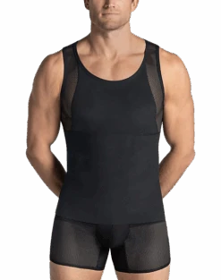 Leo By Leonisa Firm Compression Shaper Tank, Black