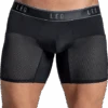 Leo By Leonisa Mesh Boxer Briefs, Blue 1 Leo By Leonisa Mesh Boxer Briefs, Blue -Male Clothing Store MW40 8YG8 02 LEO USA BLACK MAIN