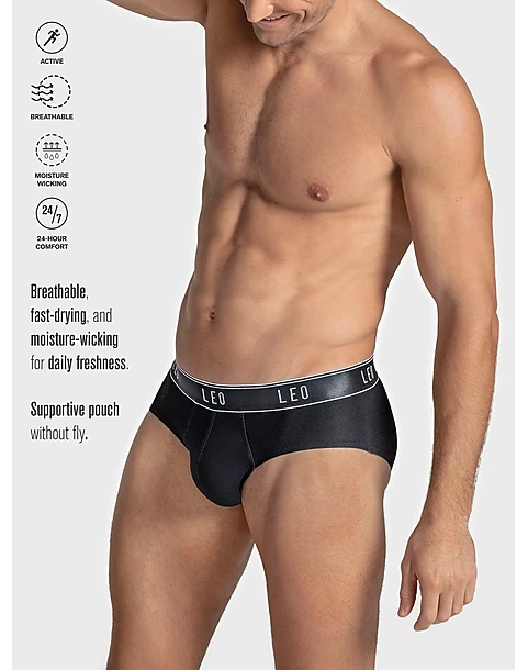 Leo By Leonisa Ultra-Light Briefs, Black 5 Leo By Leonisa Ultra-Light Briefs, Black - Image 3