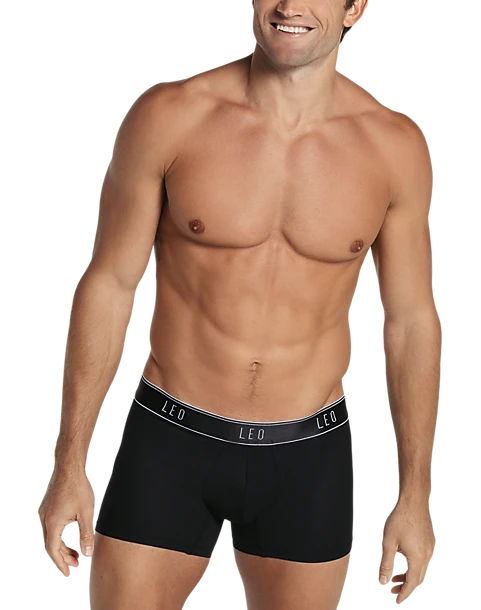 Leo By Leonisa Ultra-Light Trunks, Black 3 Leo By Leonisa Ultra-Light Trunks, Black