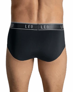 Leo By Leonisa Microfiber Briefs, Black -Male Clothing Store MW40 8YGE 02 LEO USA BLACK ALT2 1